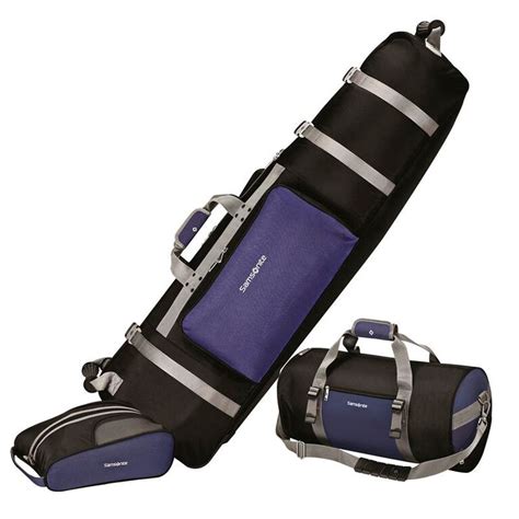 samsonite deluxe 3 piece golf travel set